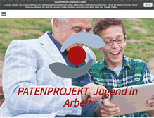 Tablet Screenshot of patenprojekt-rosenheim.de